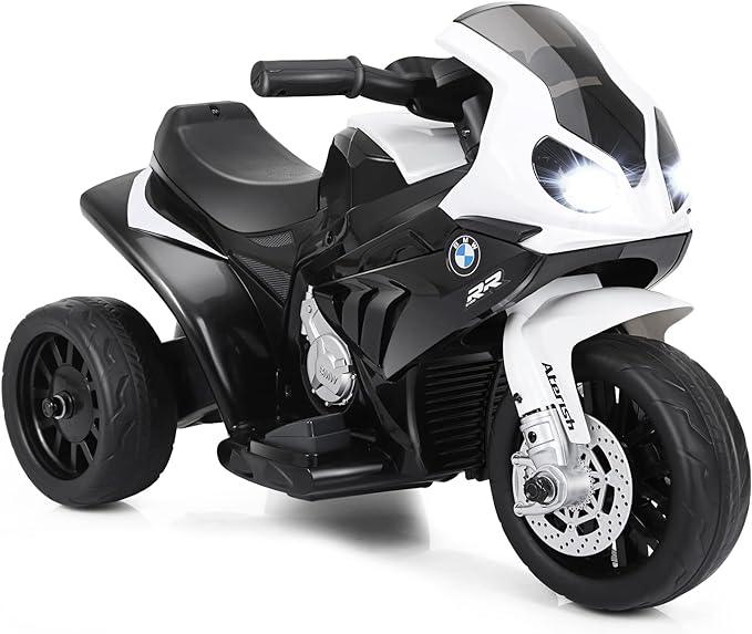 Moto BMW Électrique Enfant Blanche et Noire