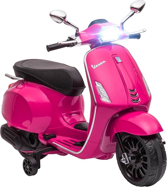 Vespa Électrique Enfant Rose