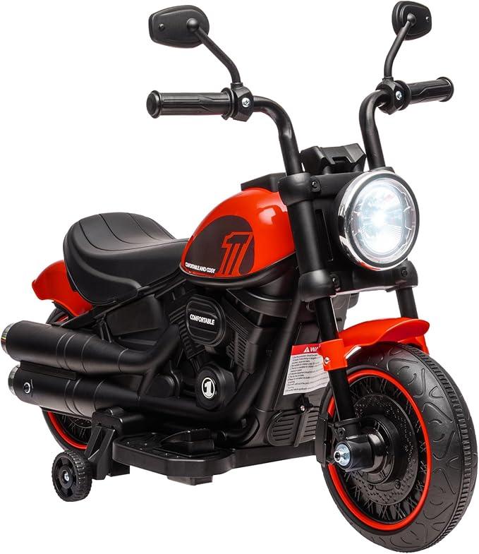 Moto Électrique Enfant Rouge