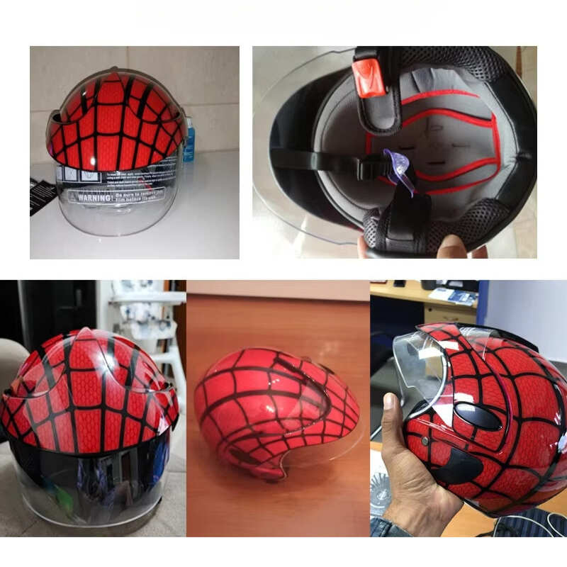 Casque Moto Enfant Spiderman - Héroïque et Sécuritaire