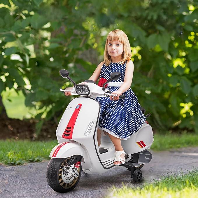 Vespa Électrique Enfant Blanche