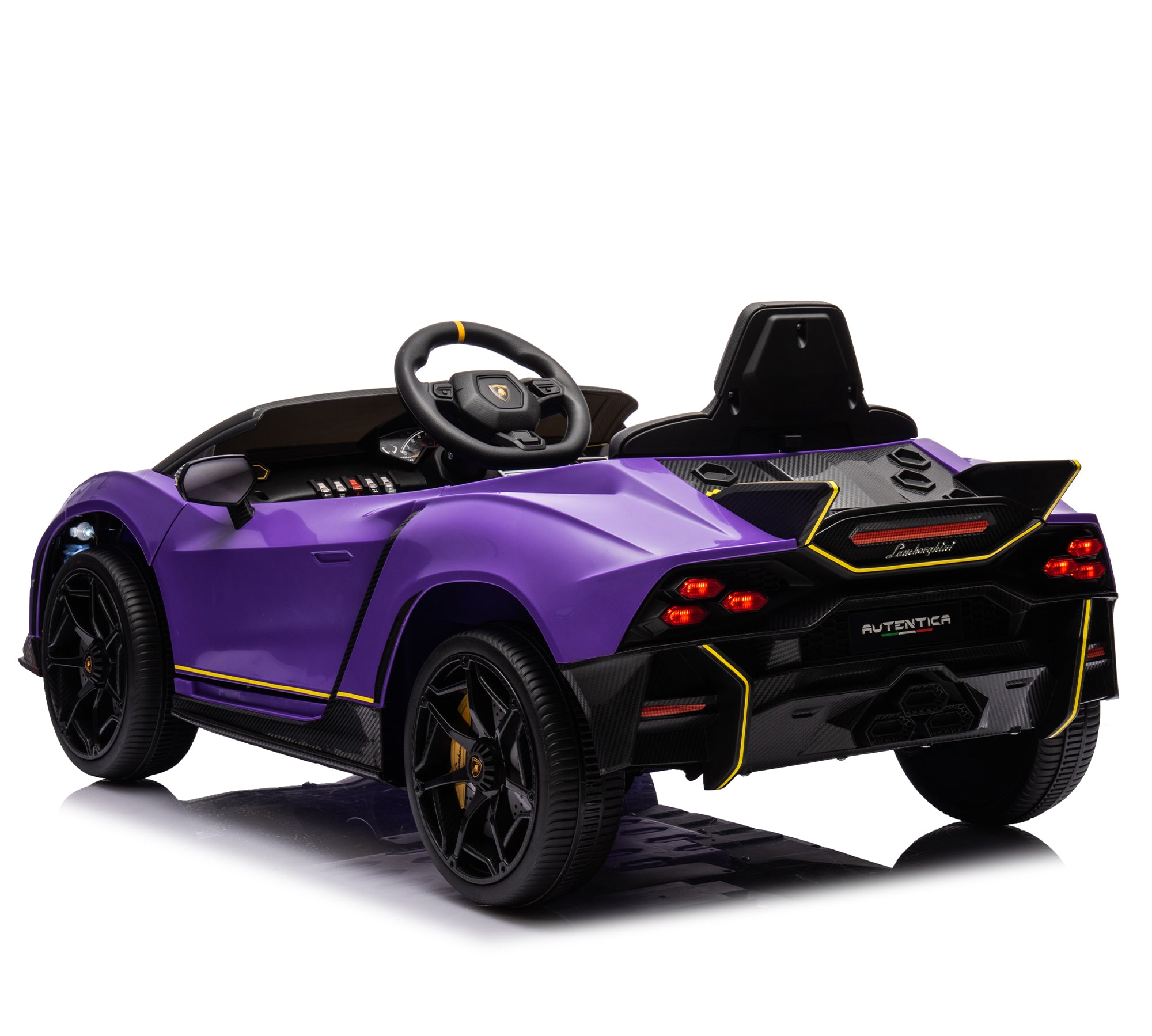 Lamborghini violet enfant