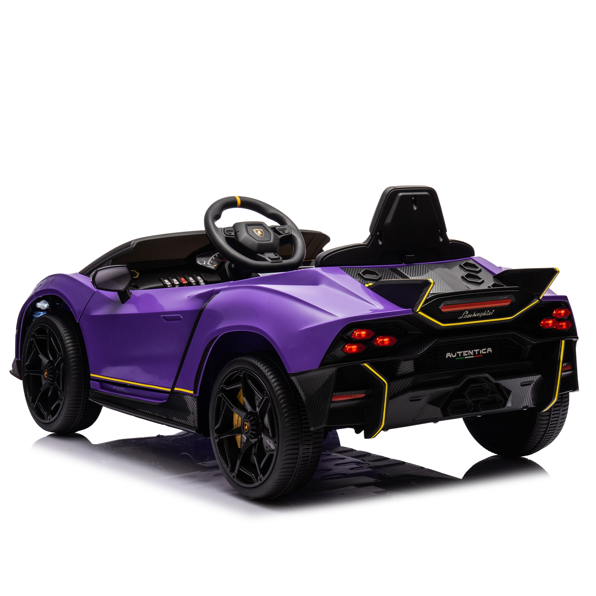 Lamborghini violet enfant